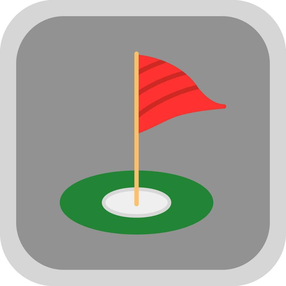 Minigolf Vector Icon Design