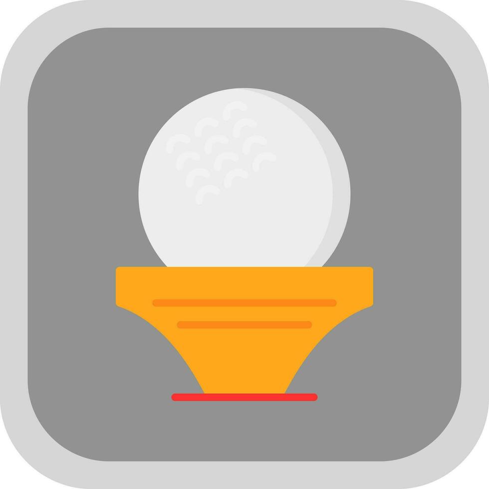 diseño de icono de vector de pelota de golf