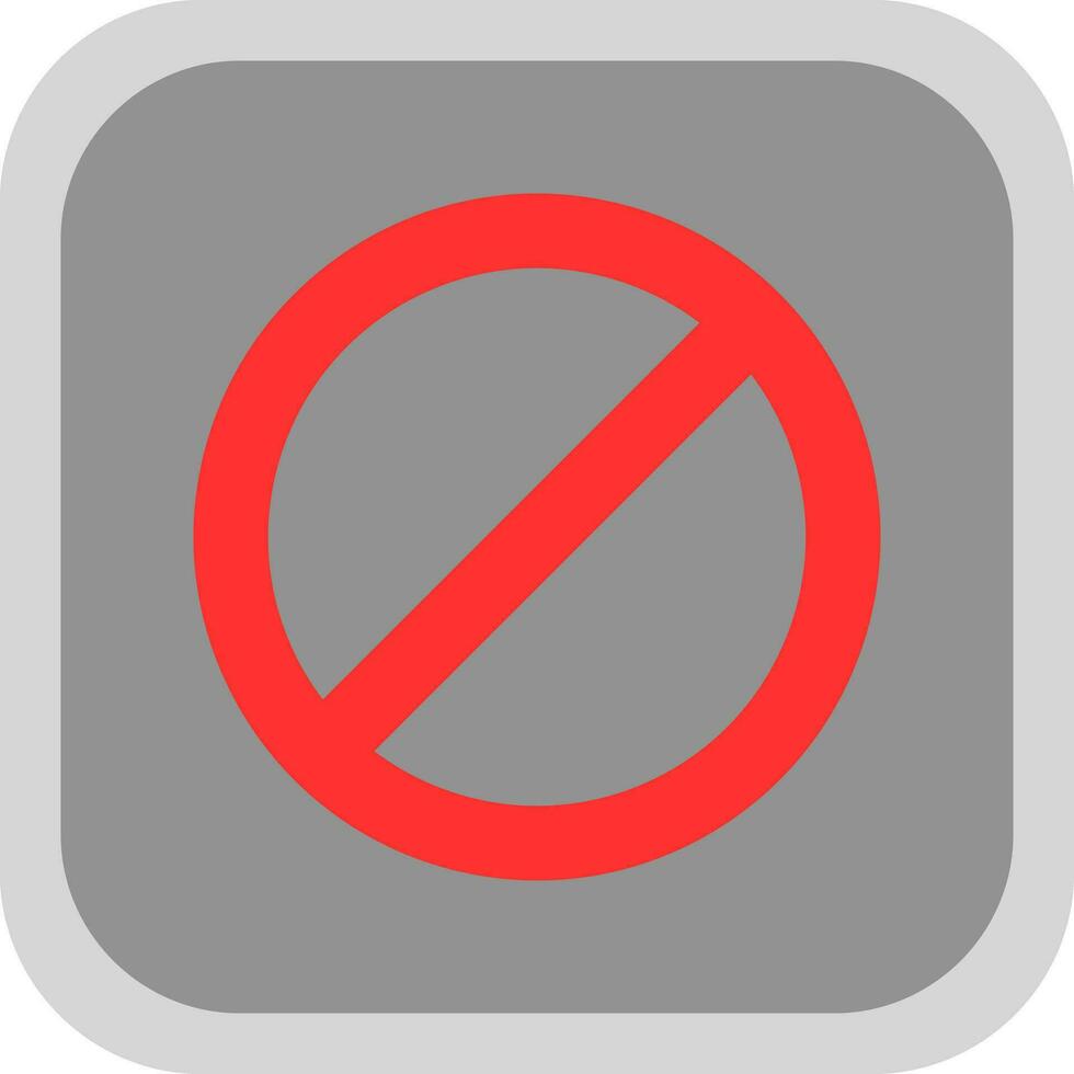 Ban Vector Icon Design