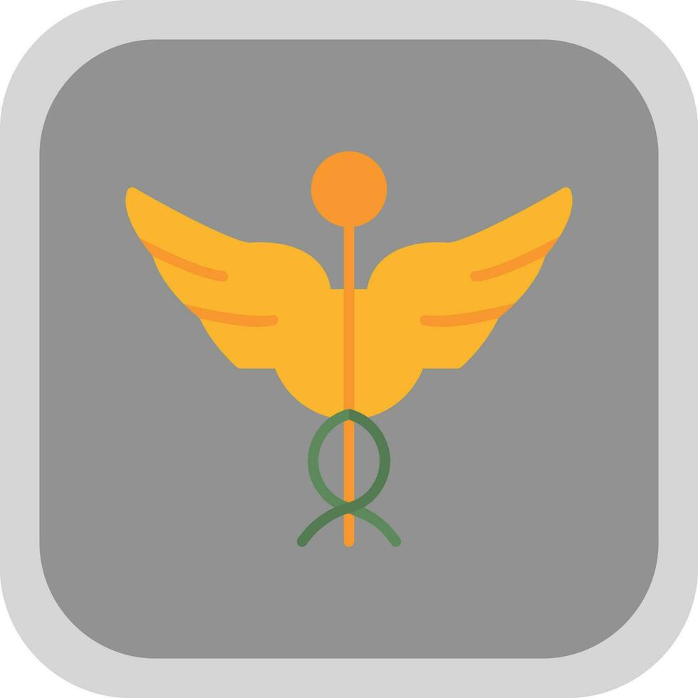 Caduceus Vector Icon Design