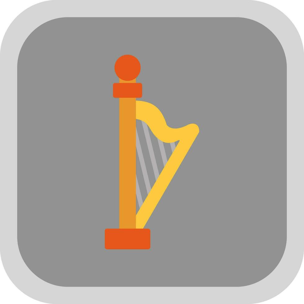 Harp Vector Icon Design