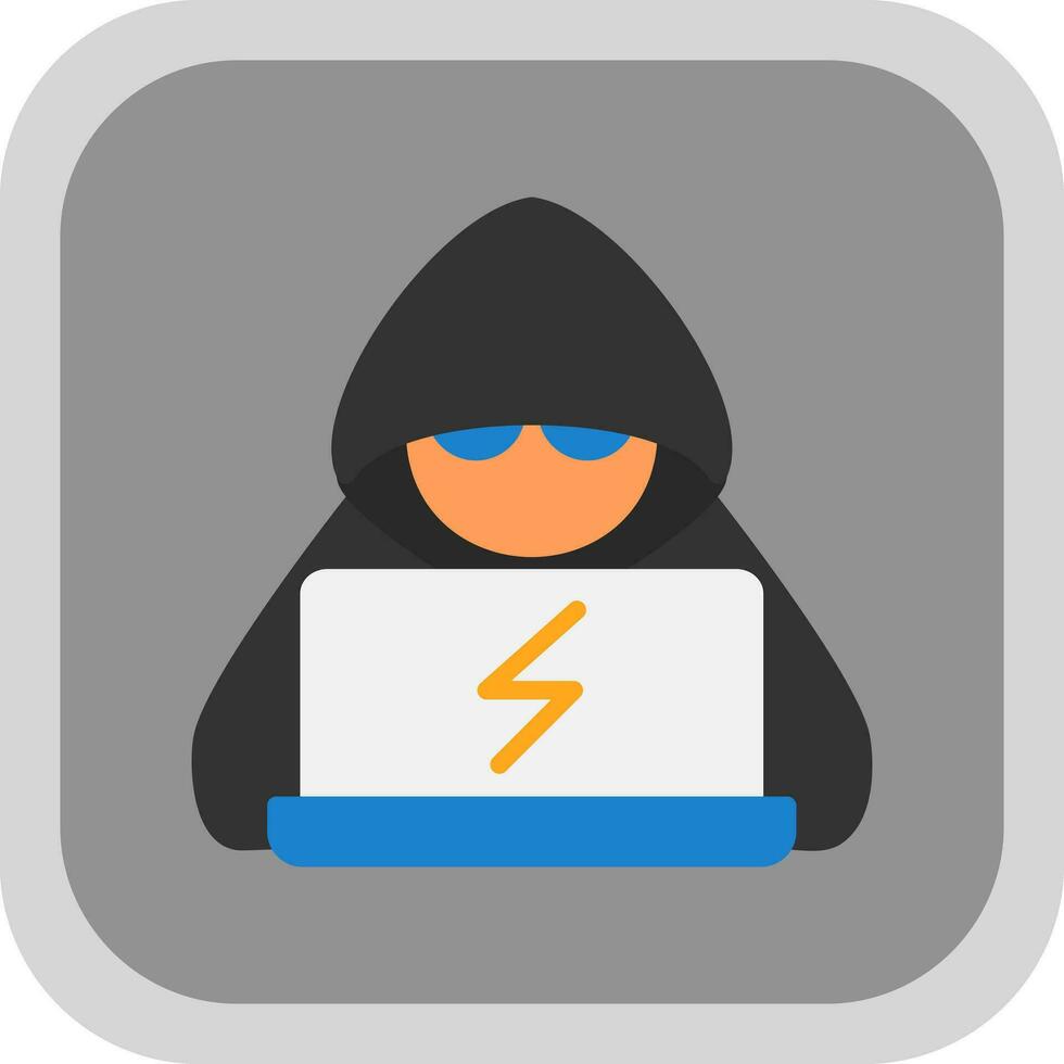 diseño de icono de vector de hacker