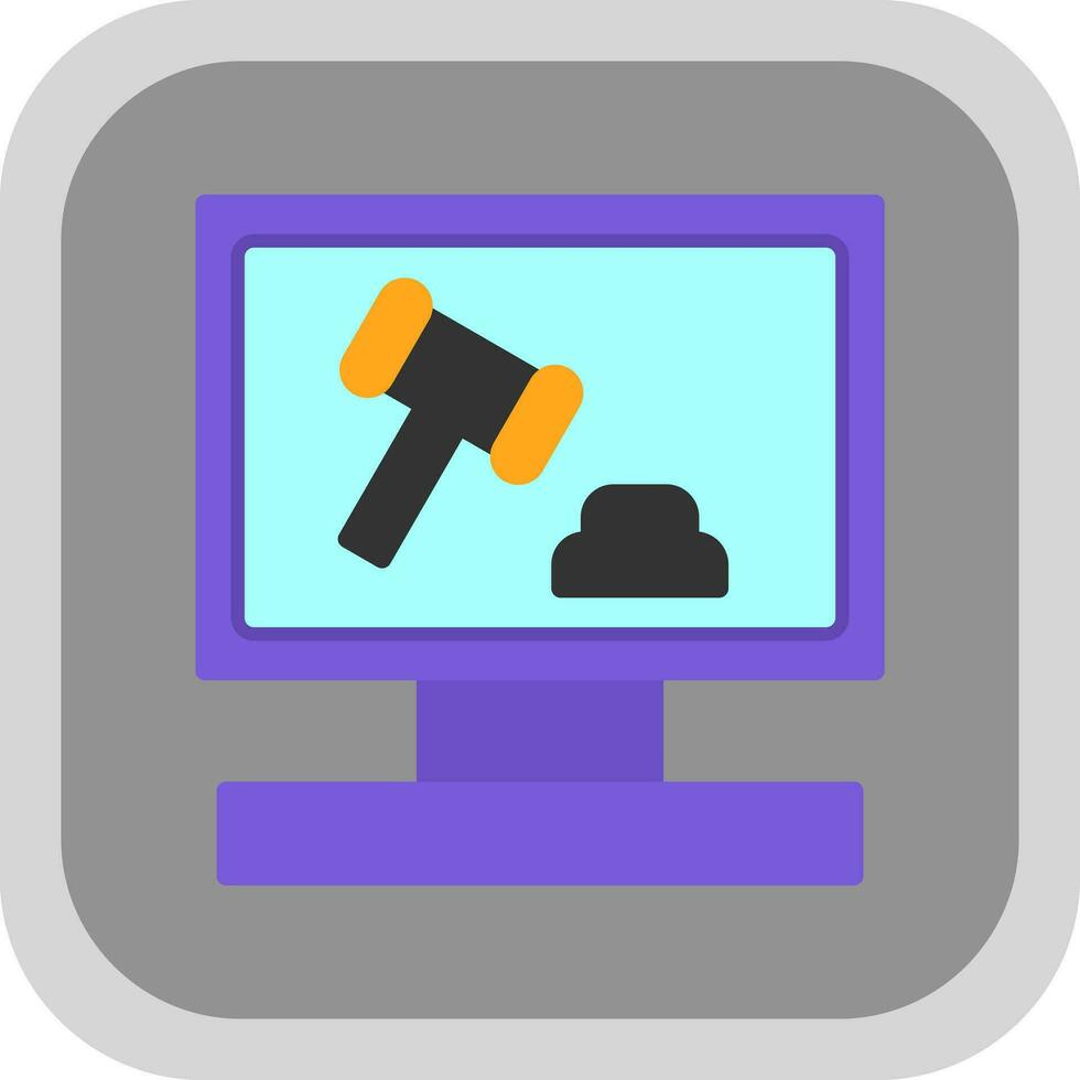 Auction Vector Icon Design