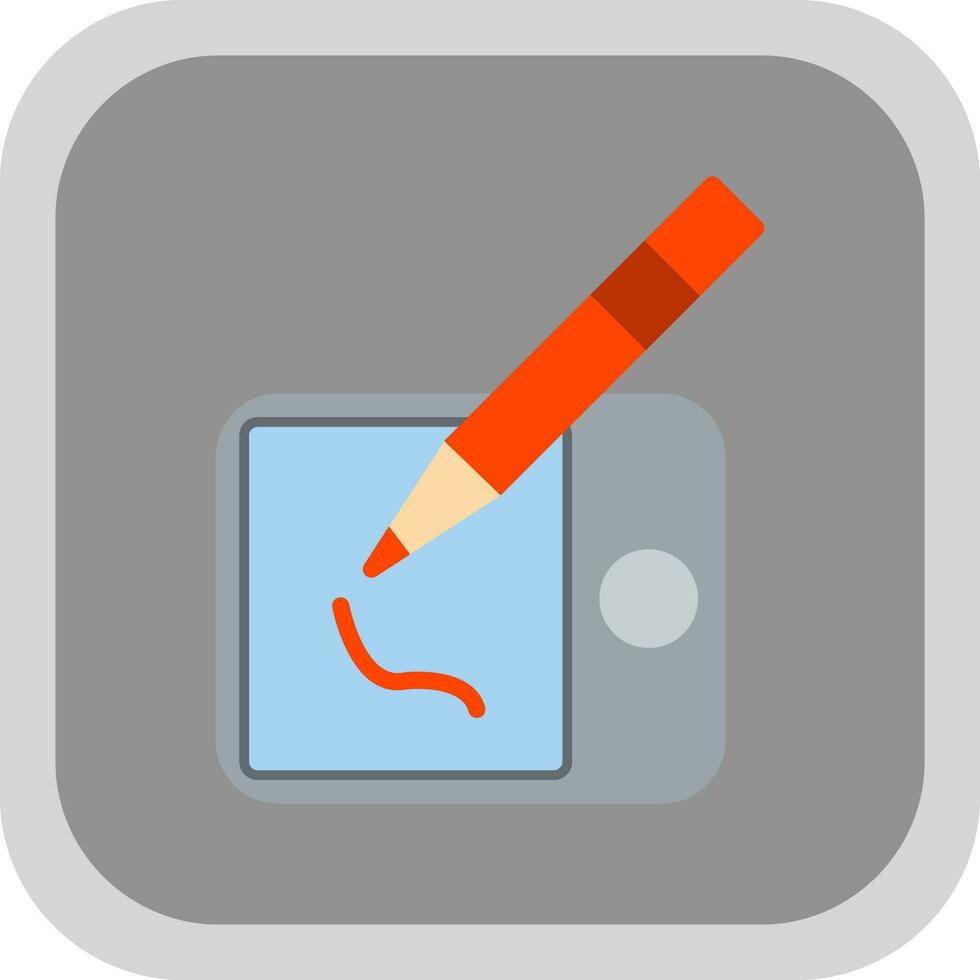 Drawing tablet Vector Icon Design