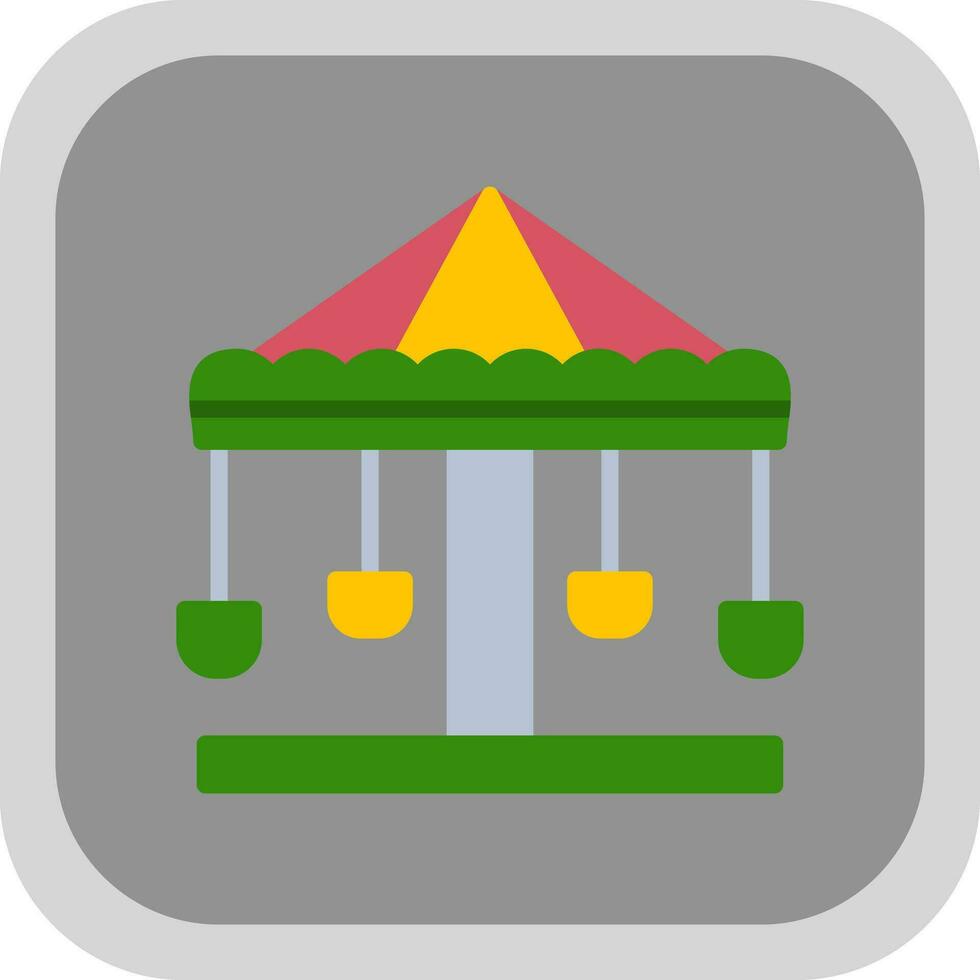 diseño de icono de vector de merry go round