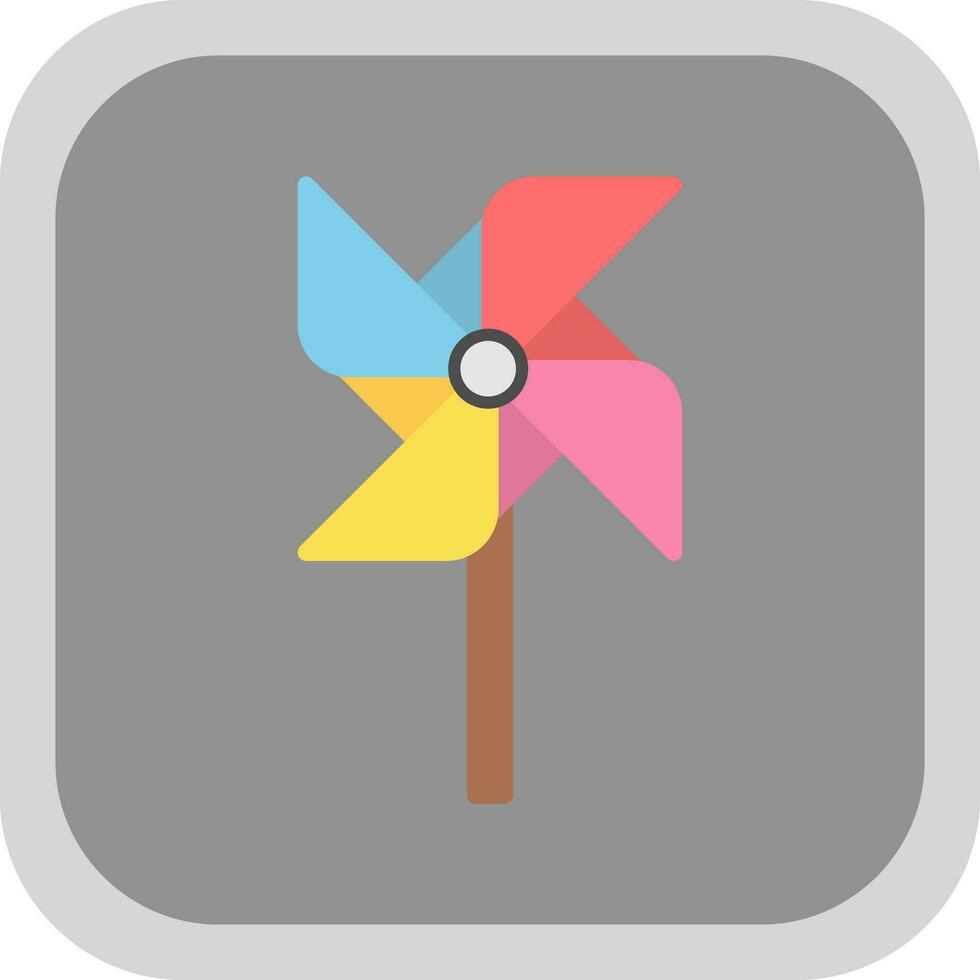 Pinwheel Vector Icon Design