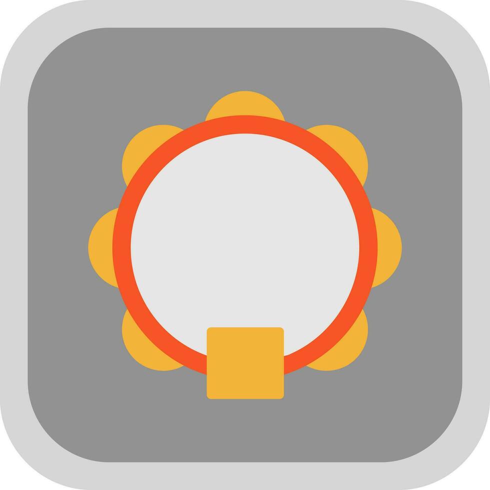 Tambourine Vector Icon Design