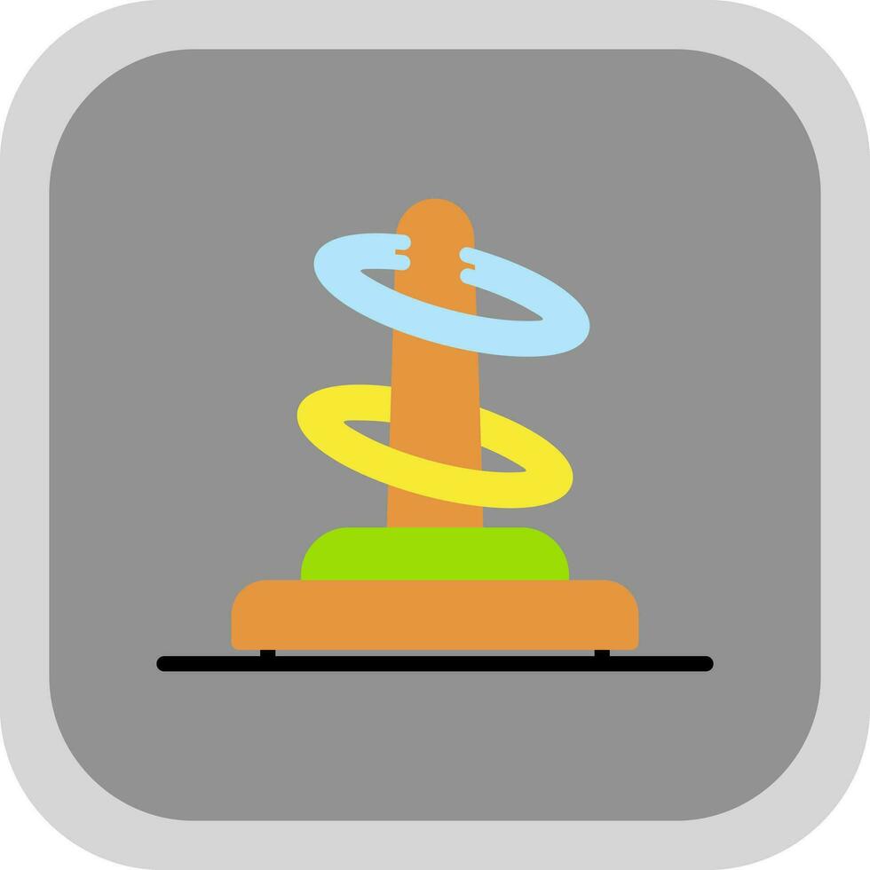 Ring toss Vector Icon Design