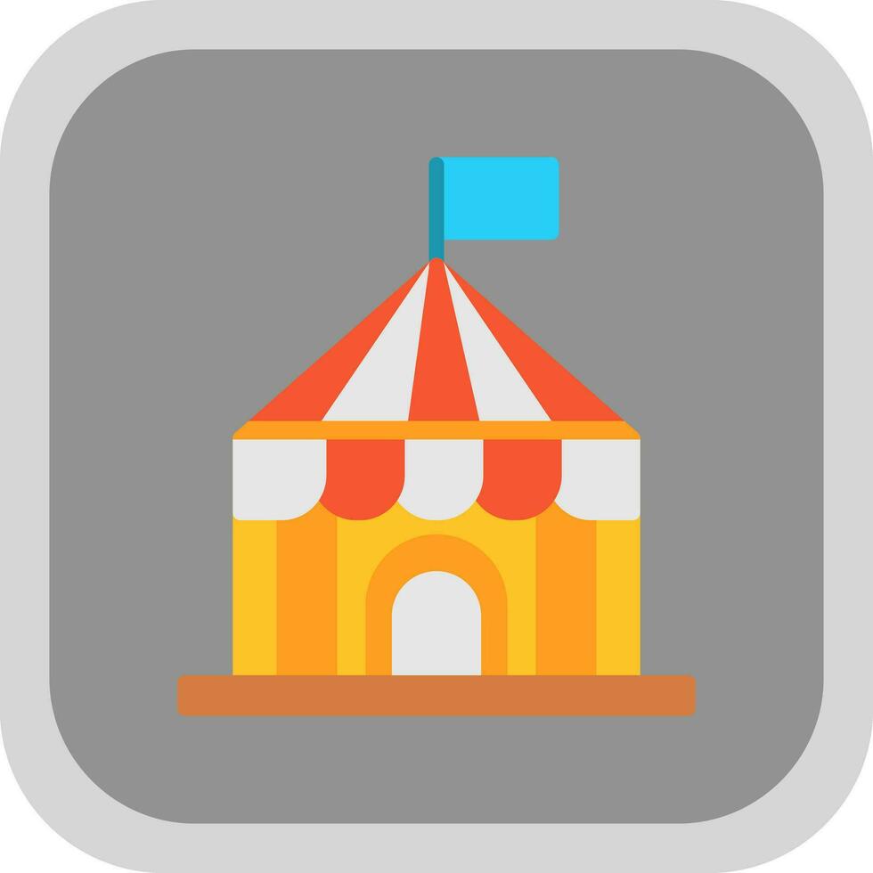 diseño de icono de vector de carpa de circo