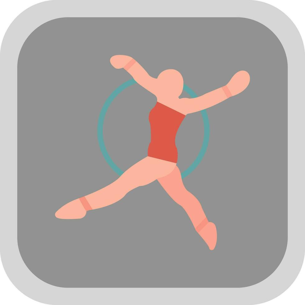 Trapeze artist Vector Icon Design
