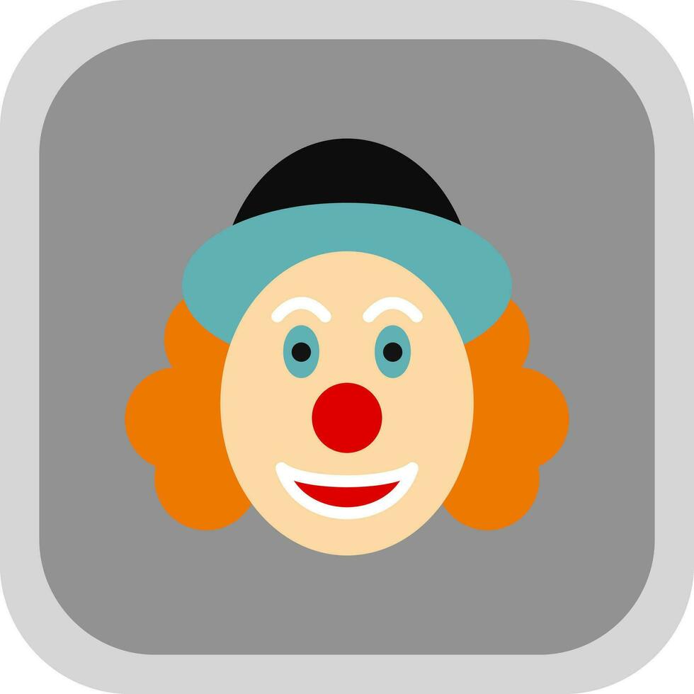 diseño de icono de vector de payaso