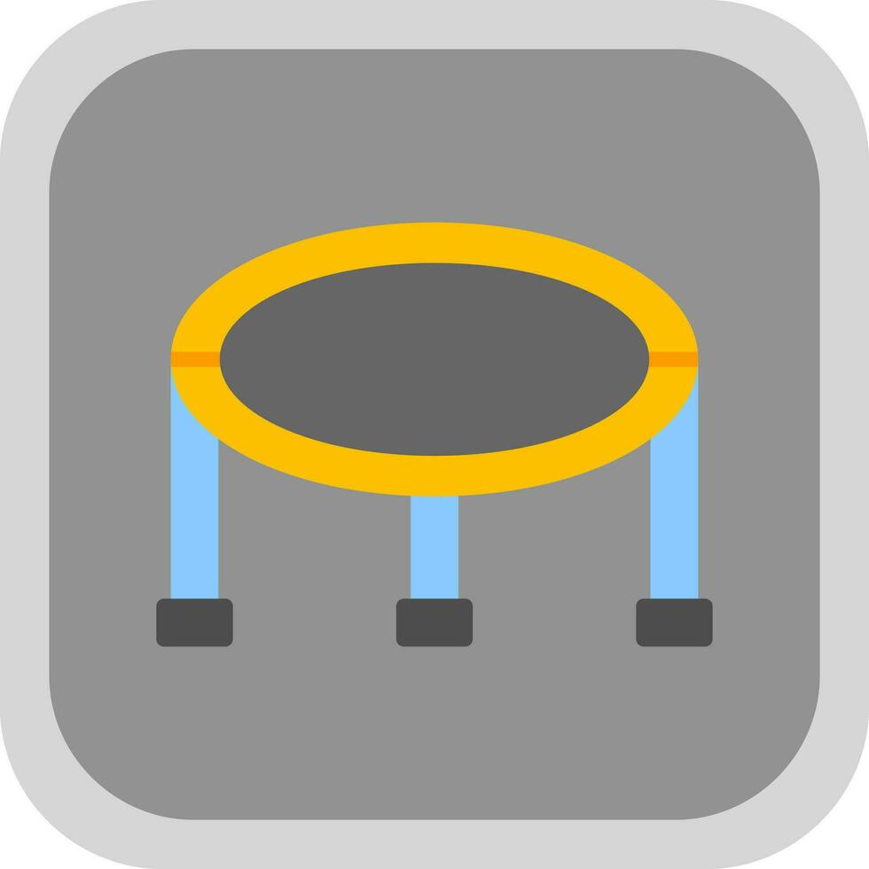Trampoline Vector Icon Design