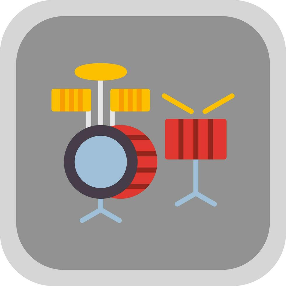 Drums Vector Icon Design