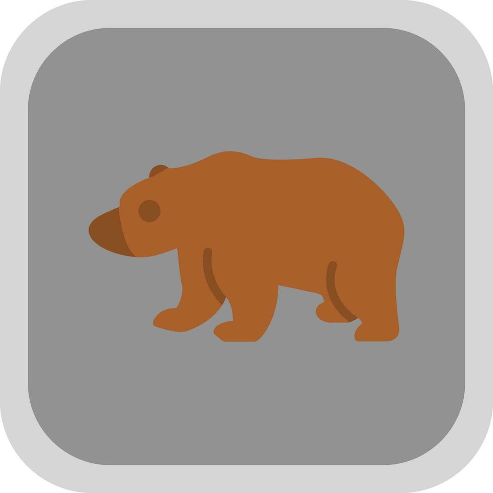 diseño de icono de vector de oso