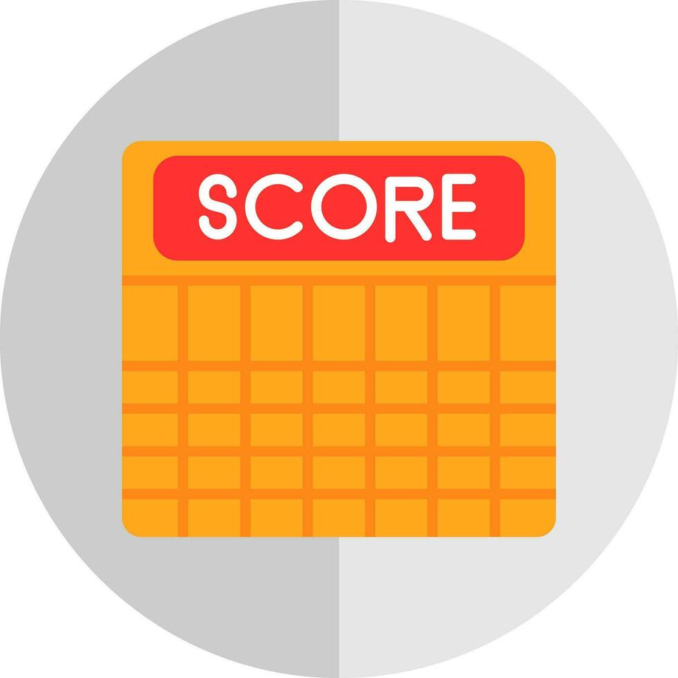 Score Vector Icon Design