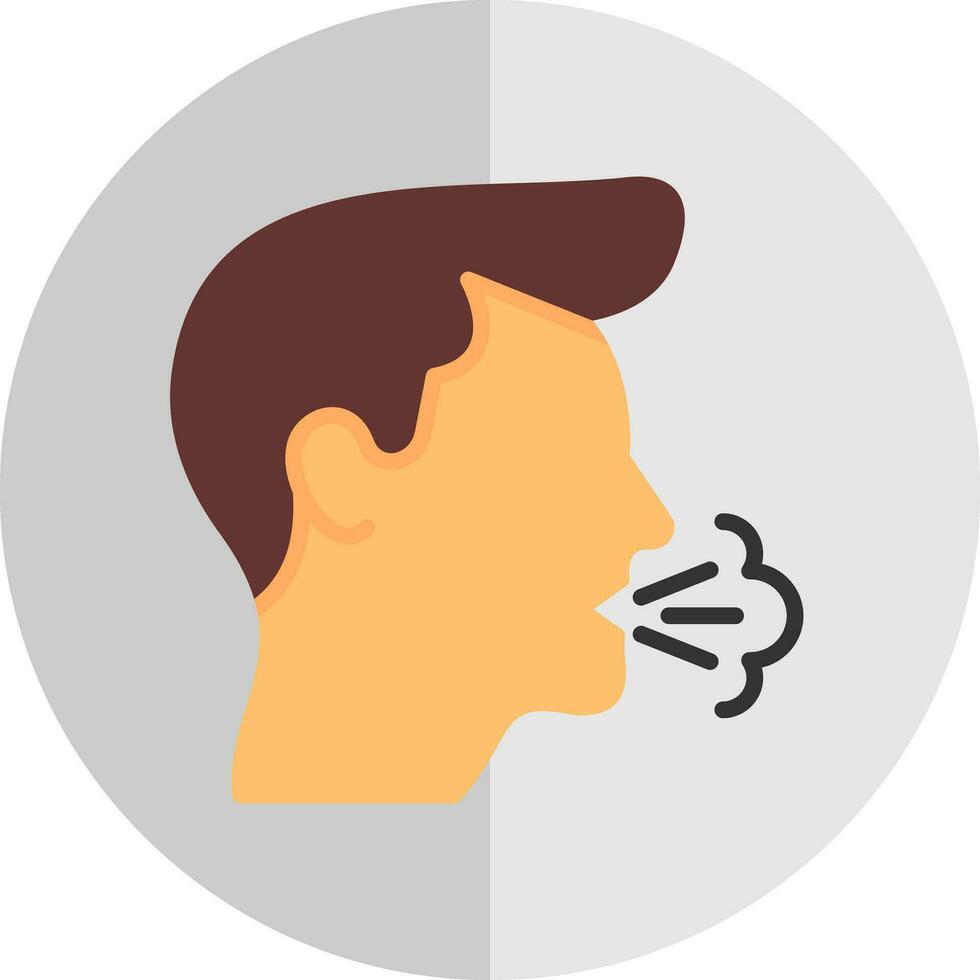 Cough Vector Icon Design