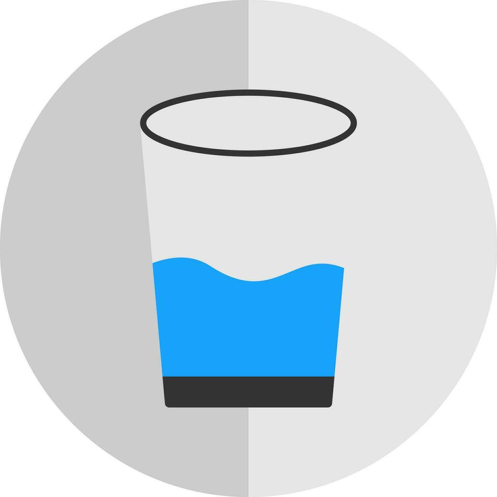 Glass of water Vector Icon Design