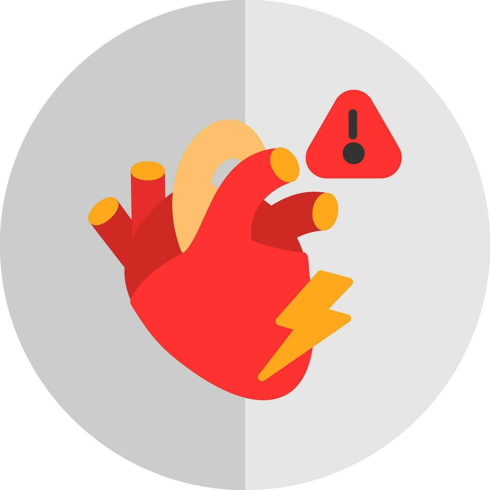 Heart attack Vector Icon Design