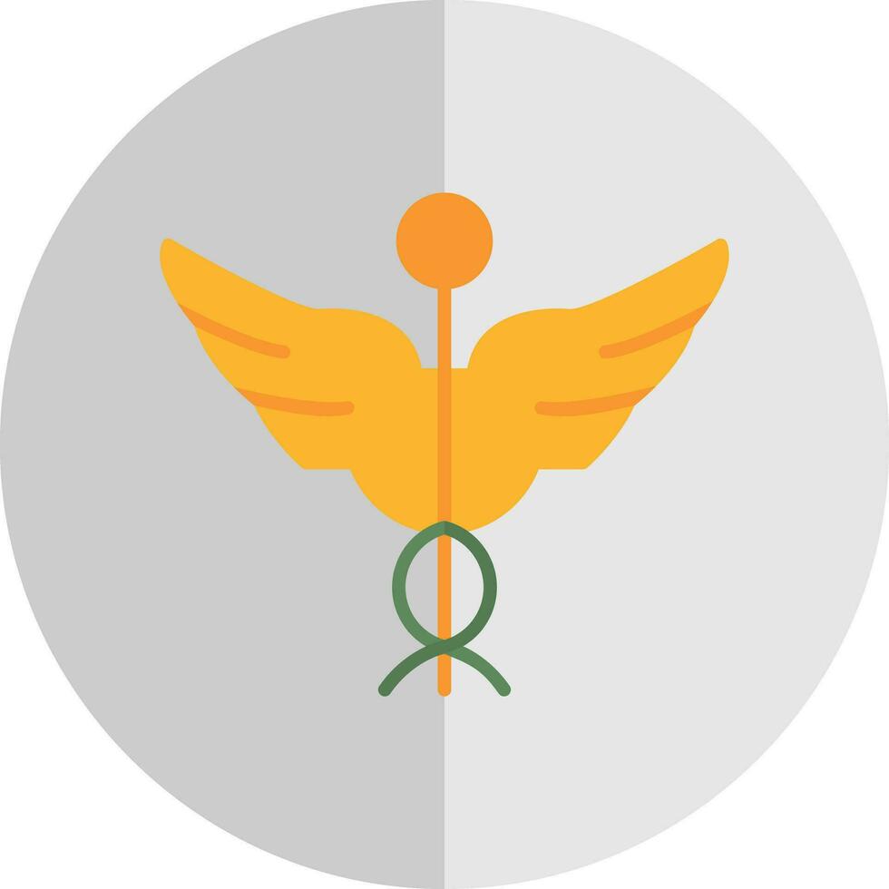 Caduceus Vector Icon Design