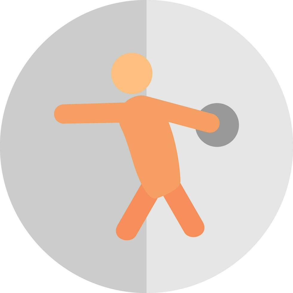 Discus Vector Icon Design