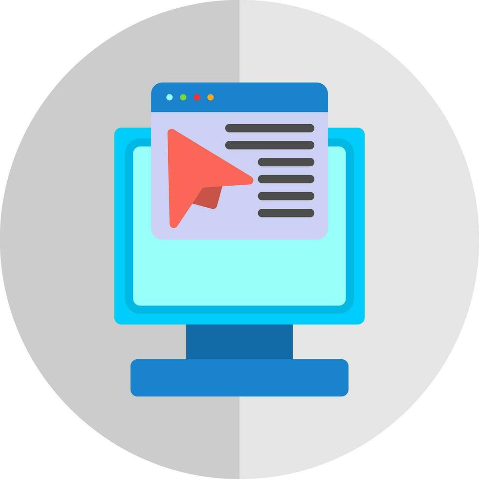 Landing page Vector Icon Design