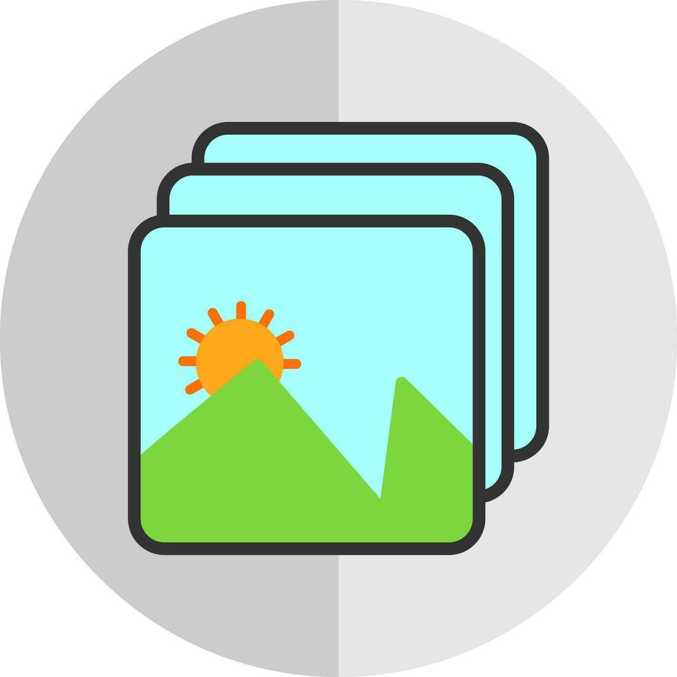 Gallery Vector Icon Design