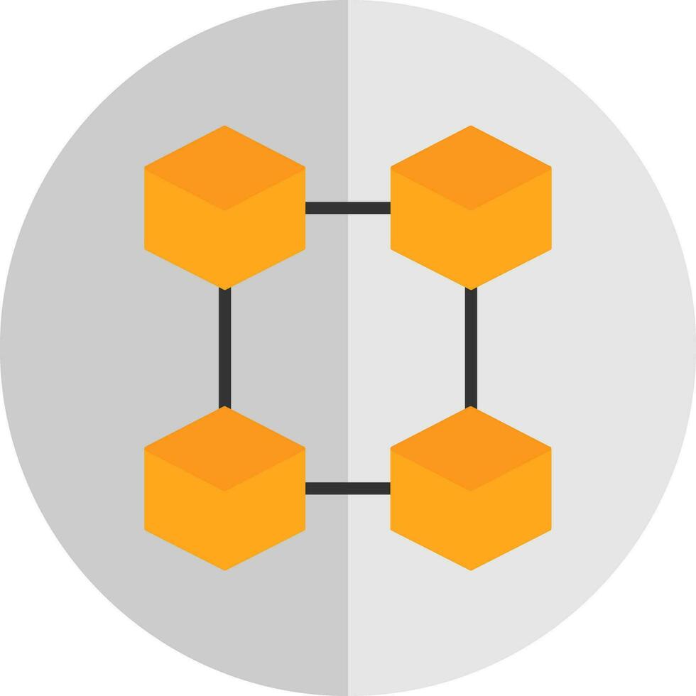 Blockchain Vector Icon Design