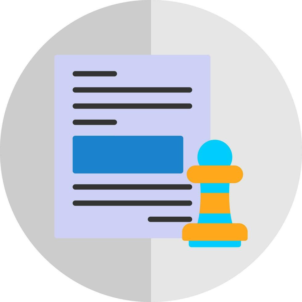 Content strategy Vector Icon Design