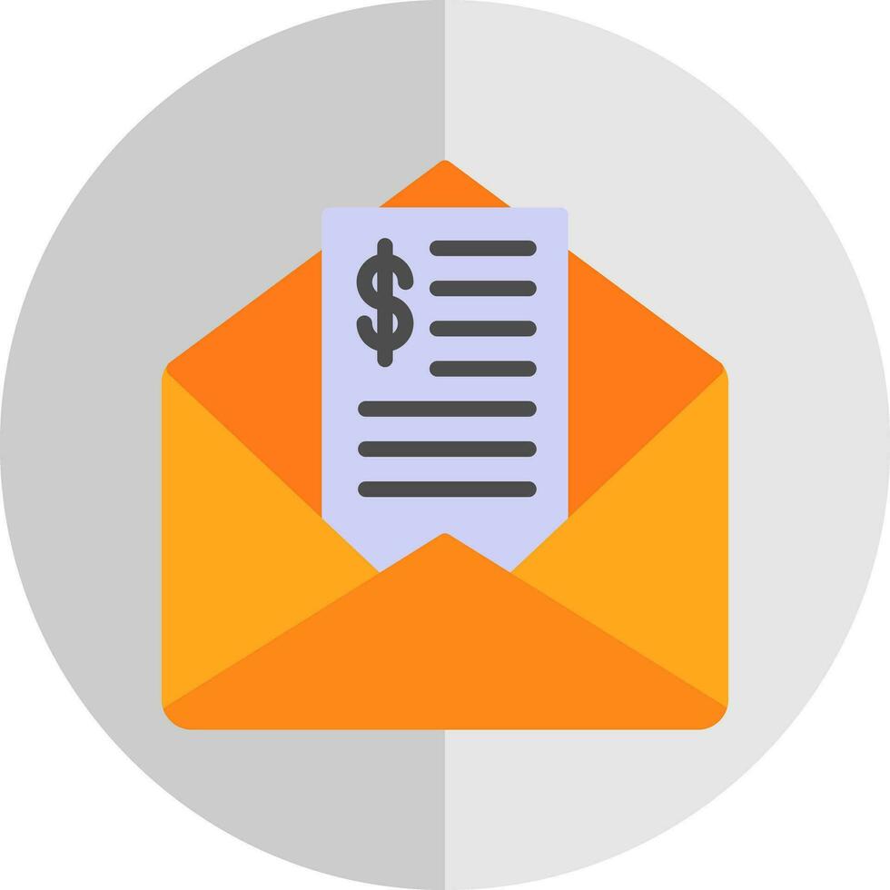 Paycheck Vector Icon Design