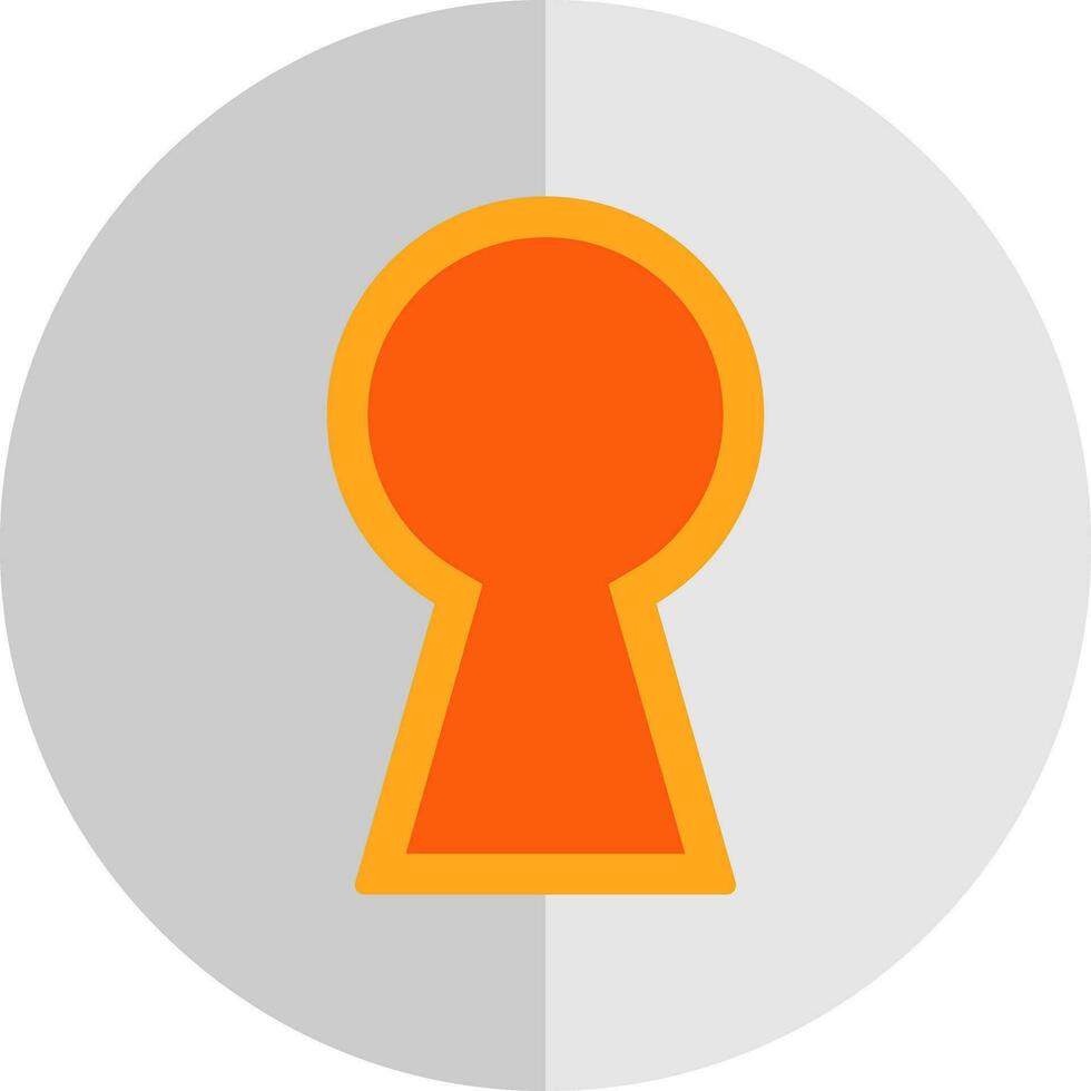 Keyhole Vector Icon Design
