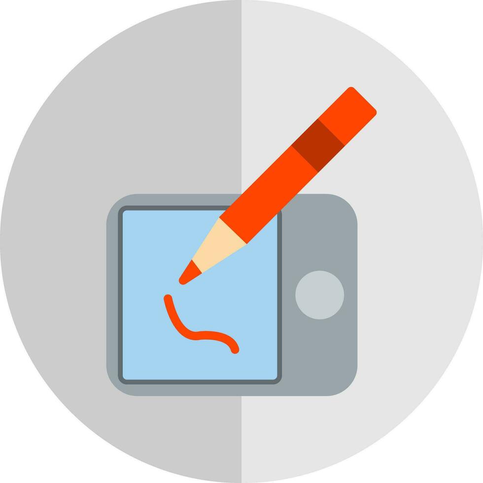 Drawing tablet Vector Icon Design