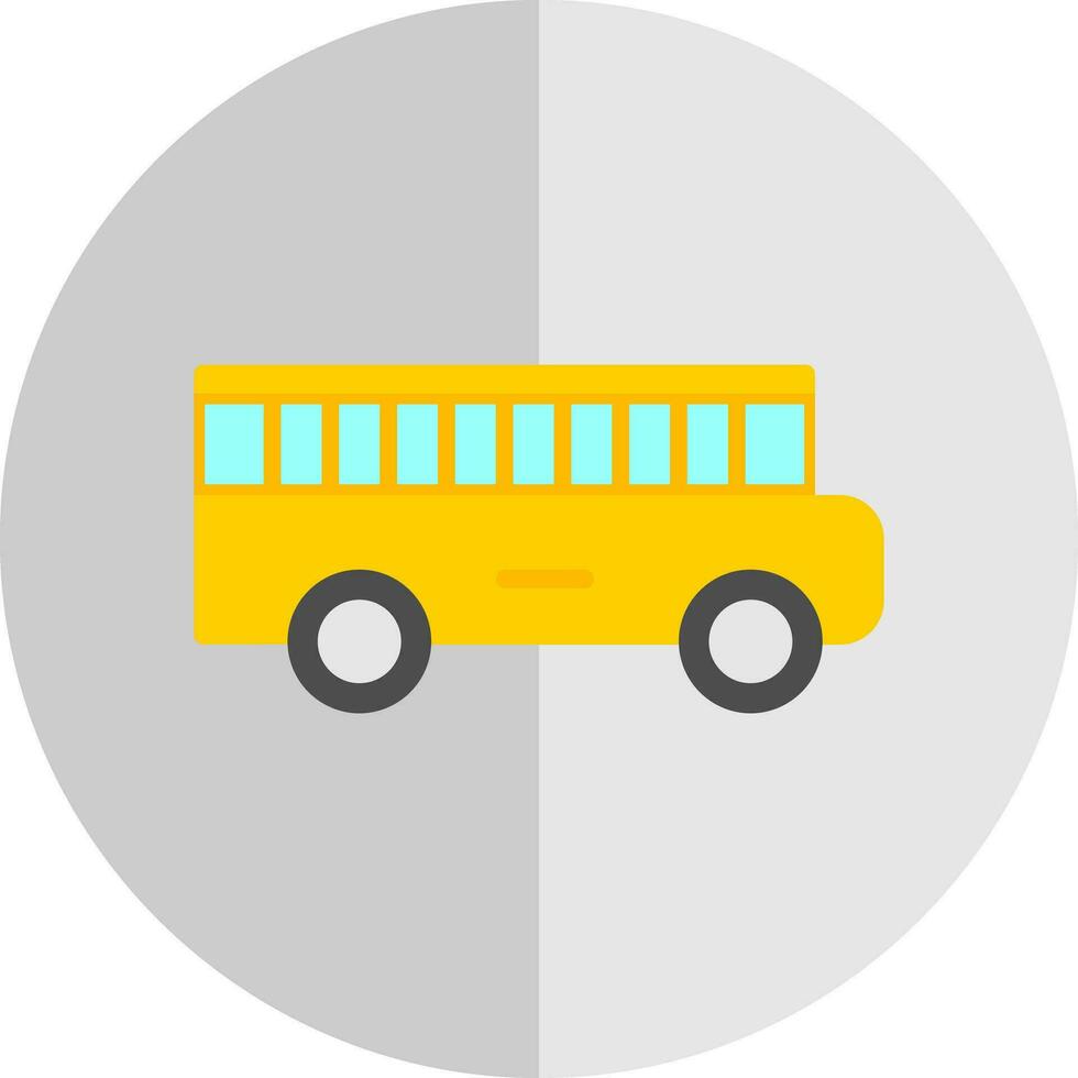 School bus Vector Icon Design