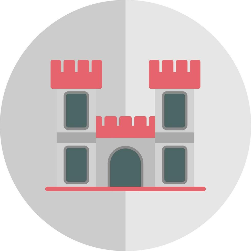 diseño de icono de vector de castillo