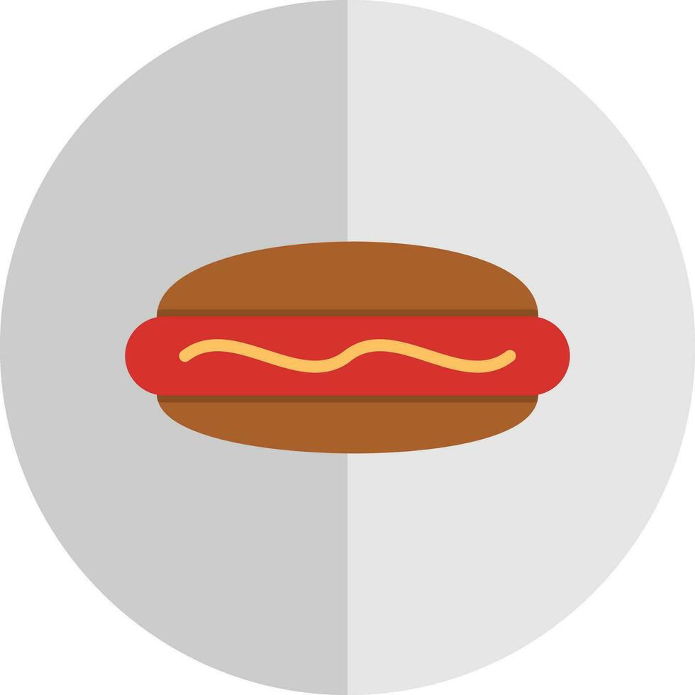 Hot dog Vector Icon Design