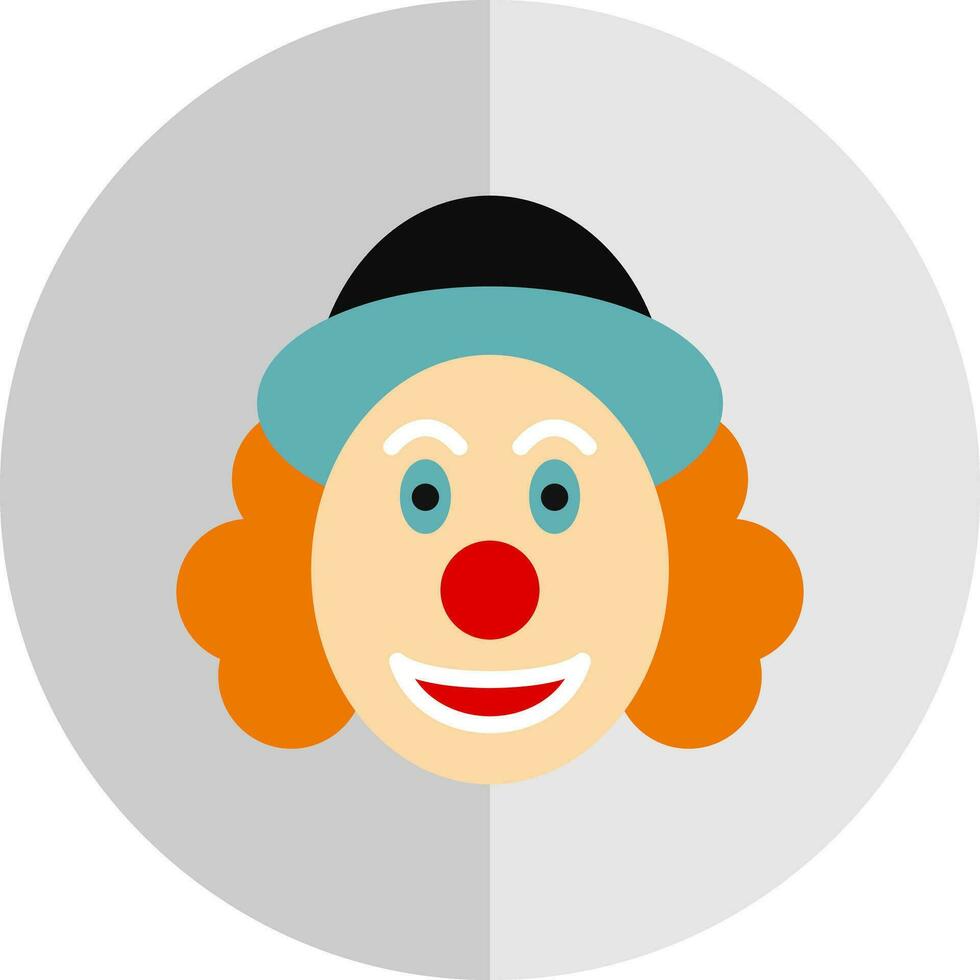 diseño de icono de vector de payaso