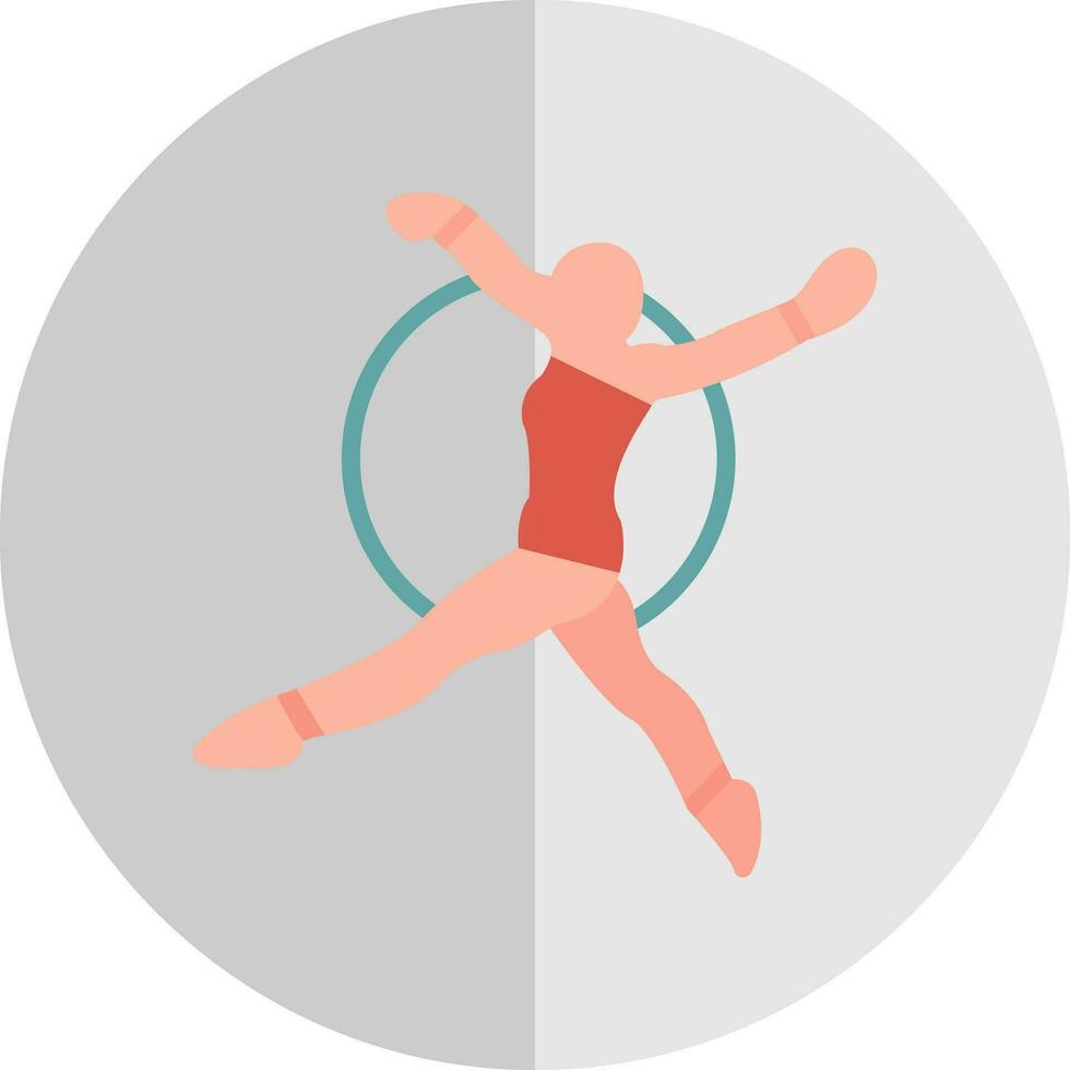 Trapeze artist Vector Icon Design