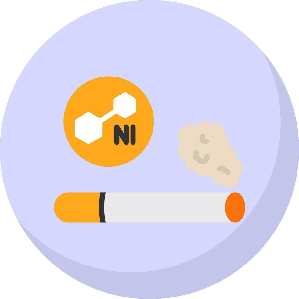 Nicotine Vector Icon Design