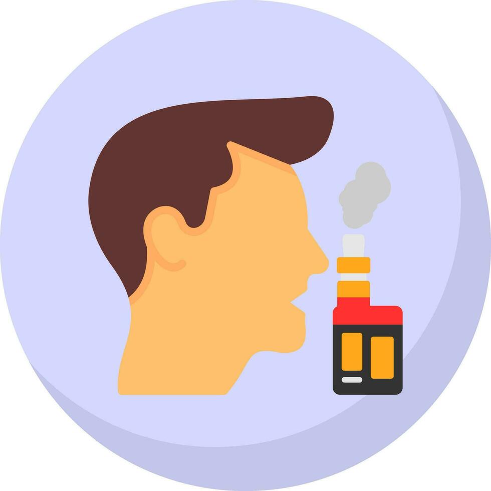 Vaper Vector Icon Design