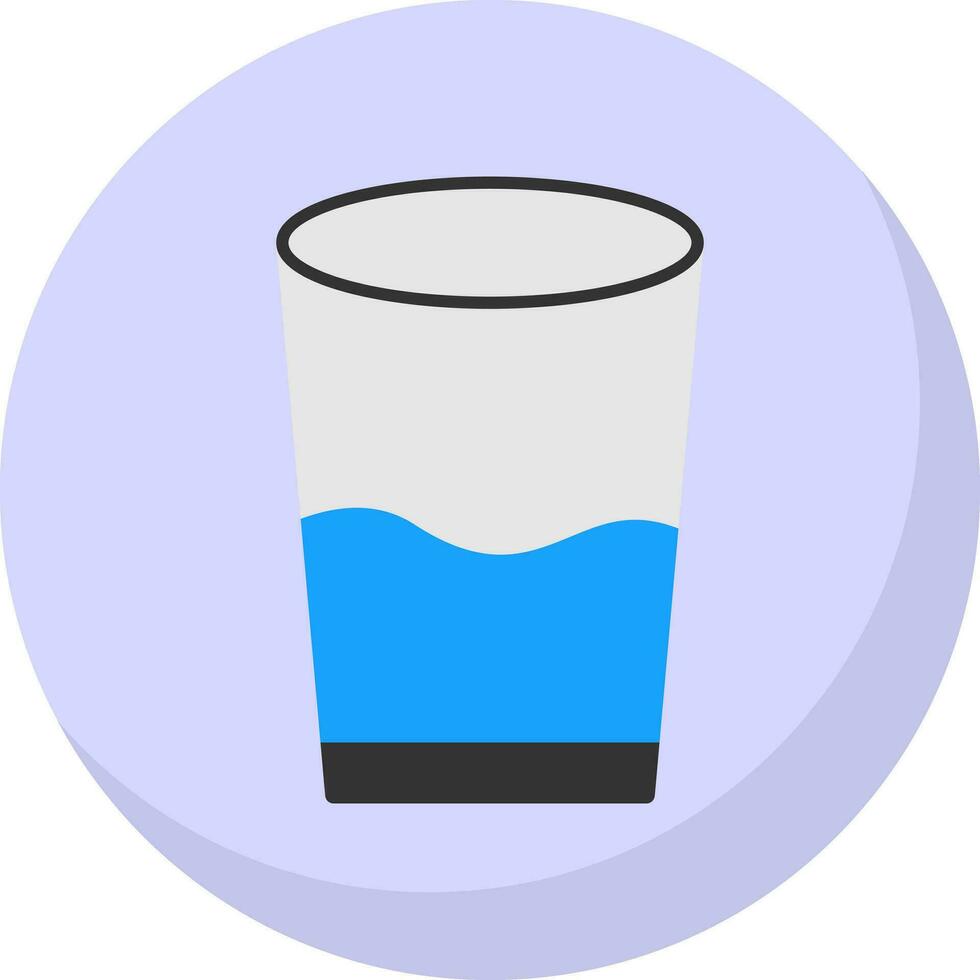 Glass of water Vector Icon Design