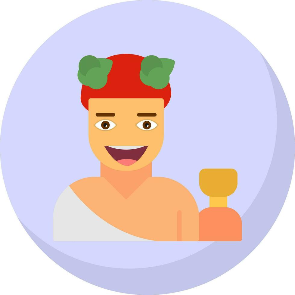 Dionysus Vector Icon Design