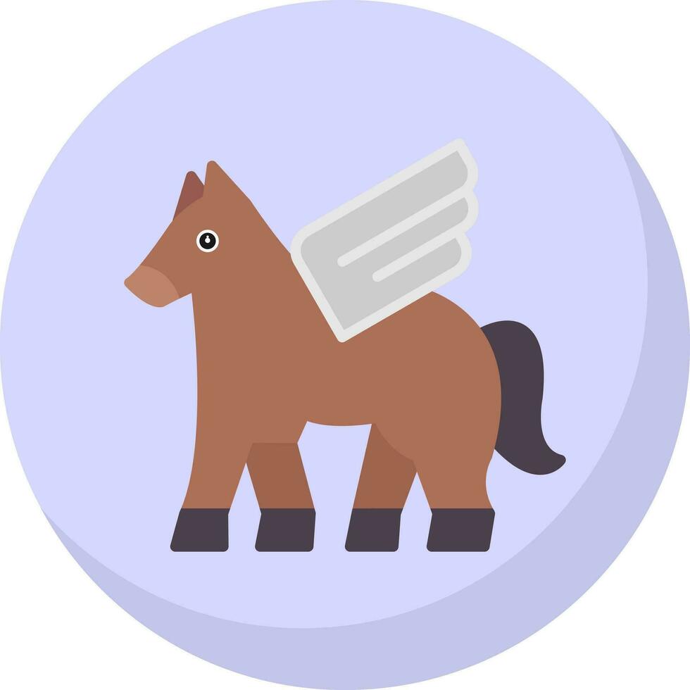 Pegasus Vector Icon Design
