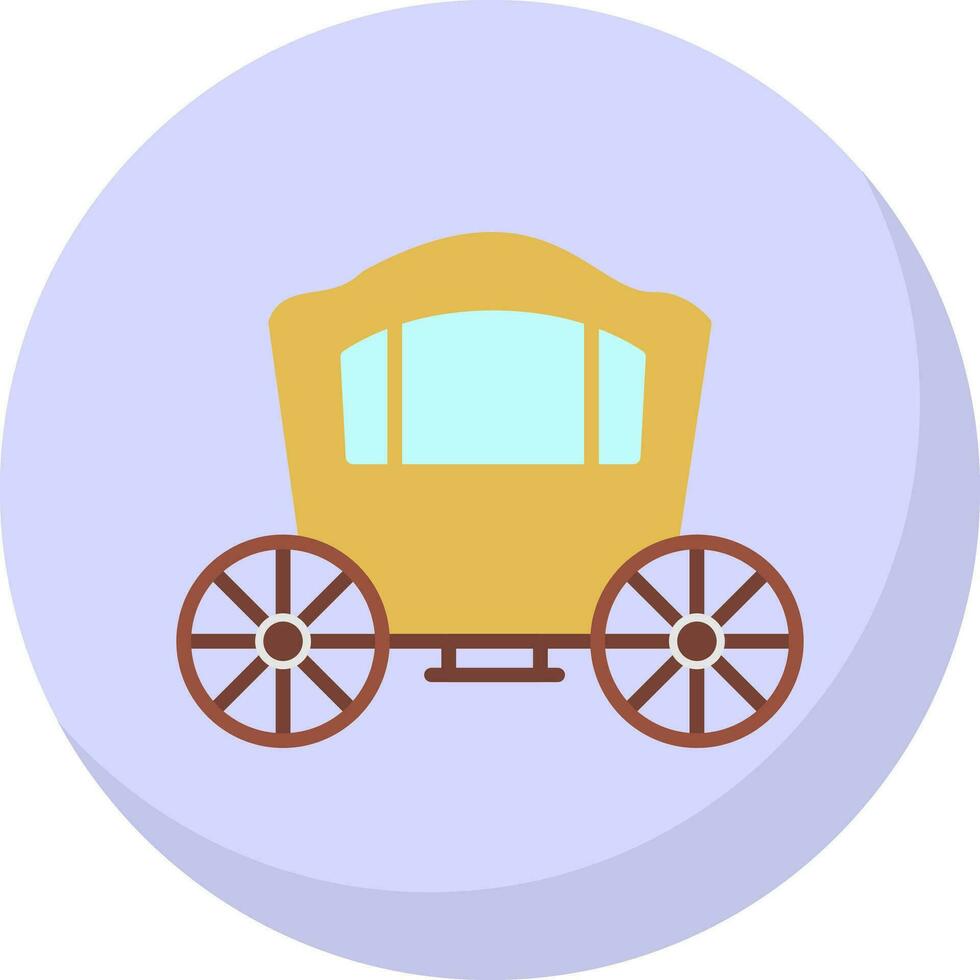 Carriage Vector Icon Design