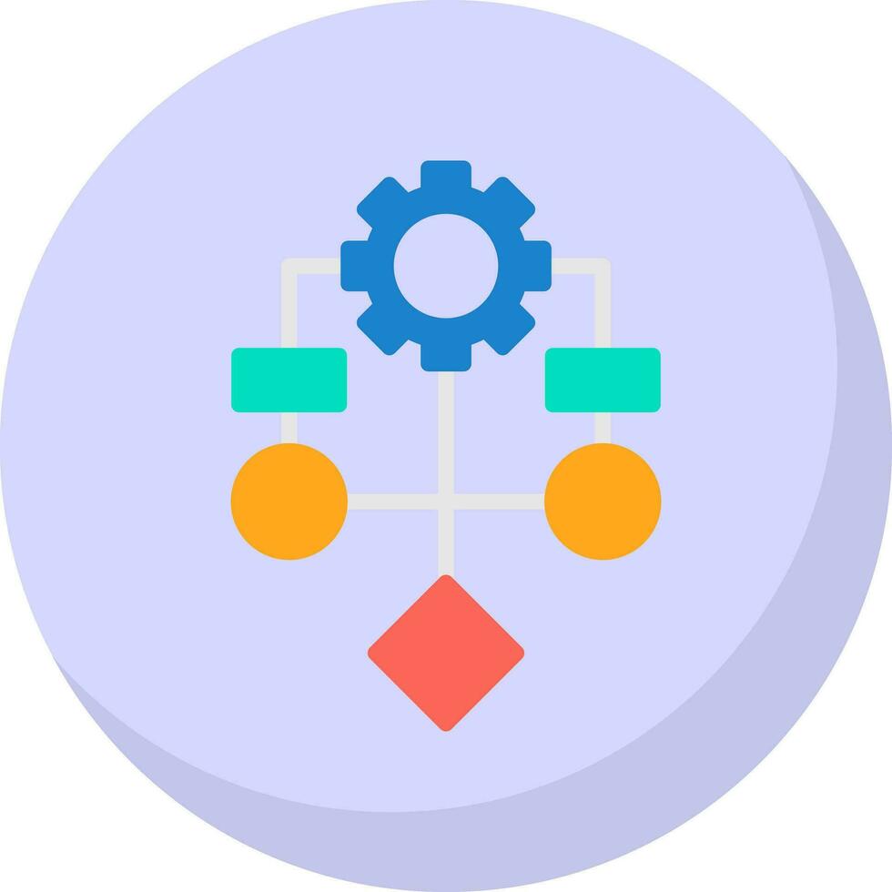 Algorithm Vector Icon Design