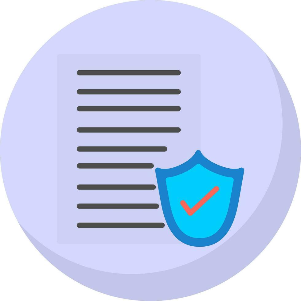 File protection Vector Icon Design