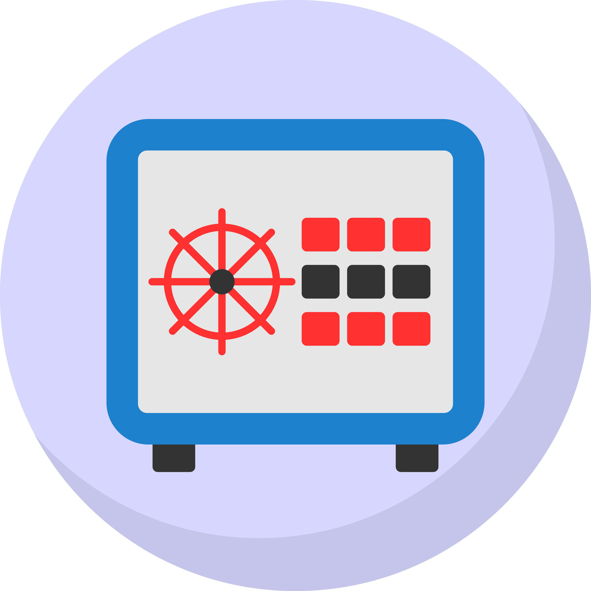 Safe locker Vector Icon Design 25651107 Vector Art at Vecteezy