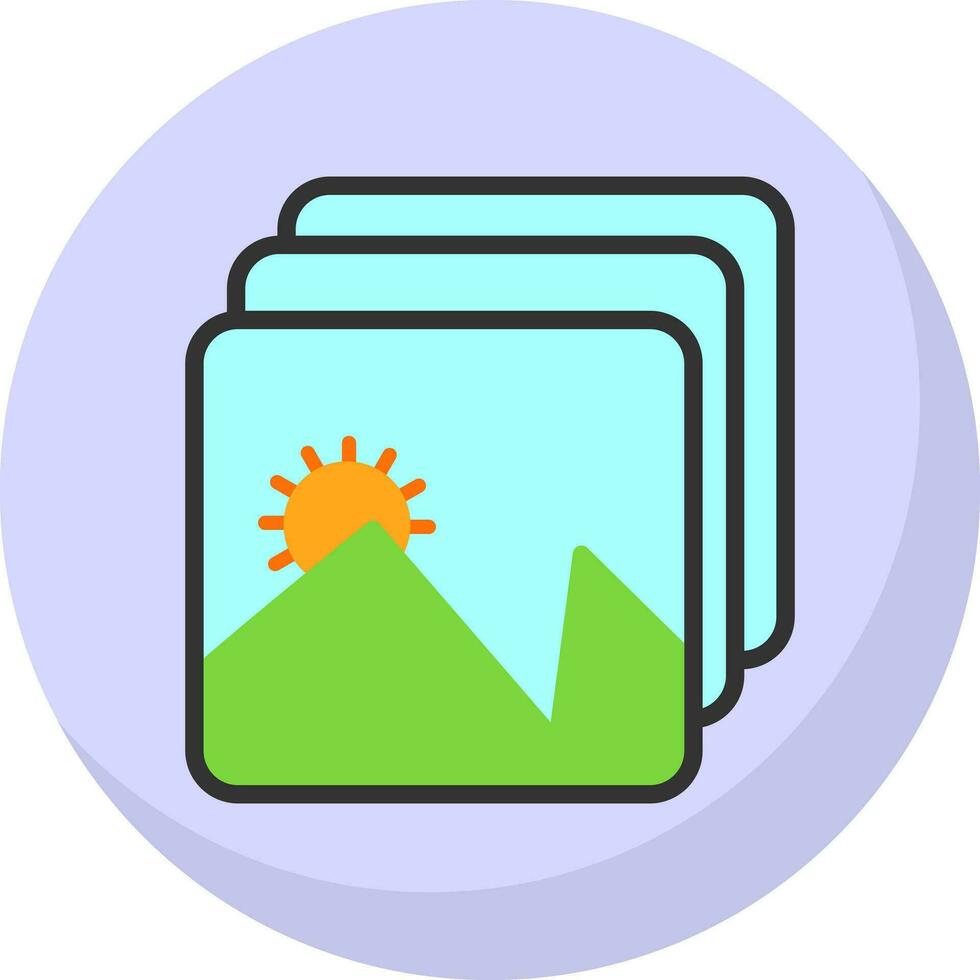 Gallery Vector Icon Design