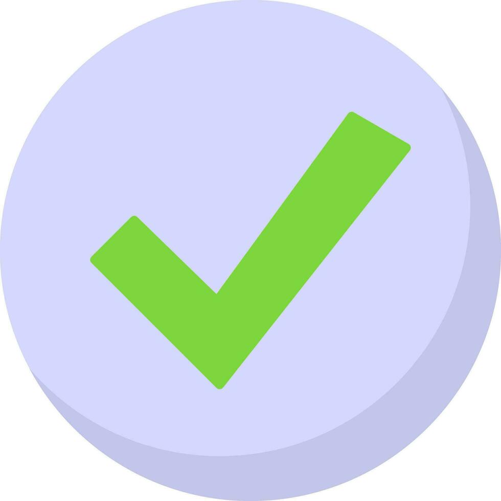 Tick Vector Icon Design