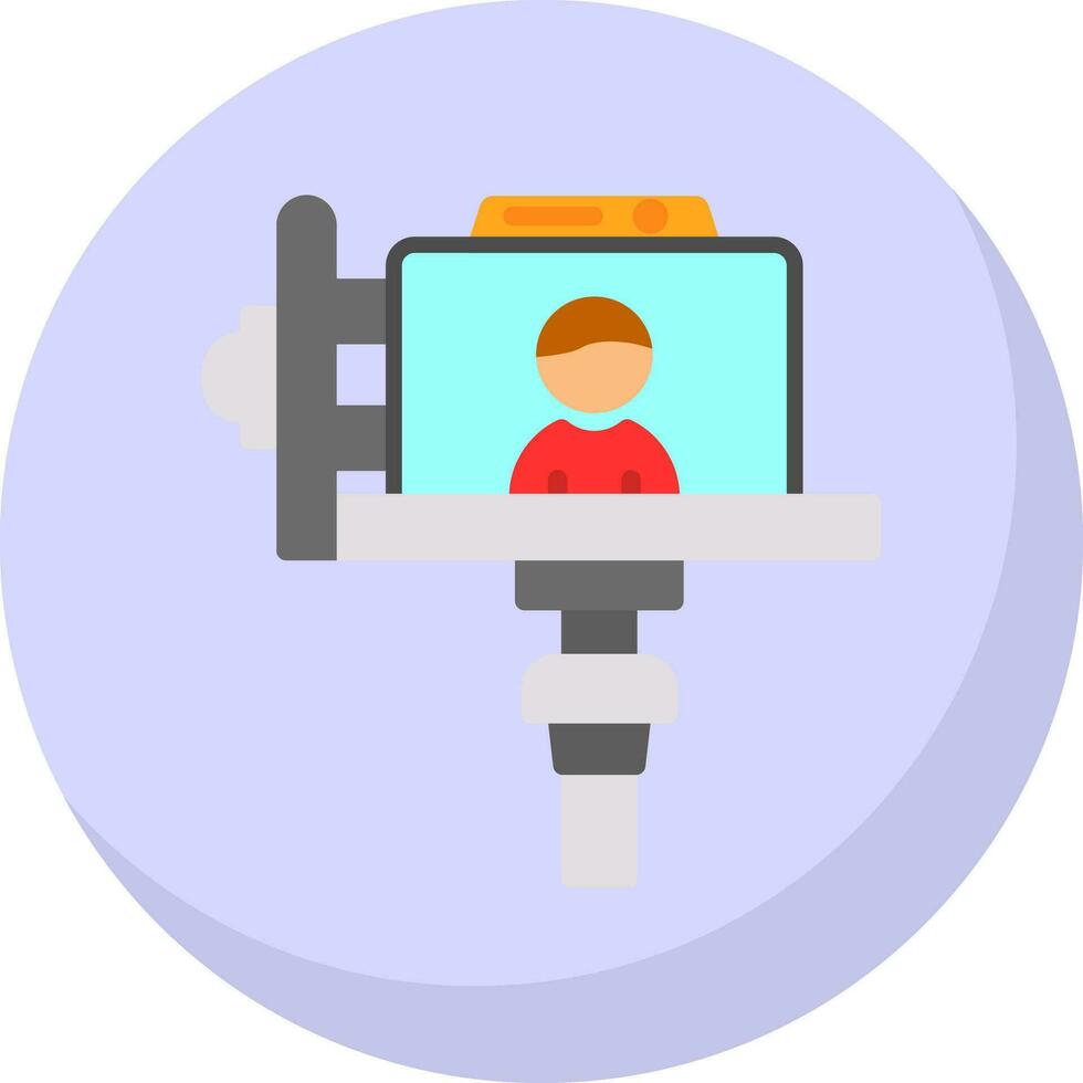 diseño de icono de vector de vlogger