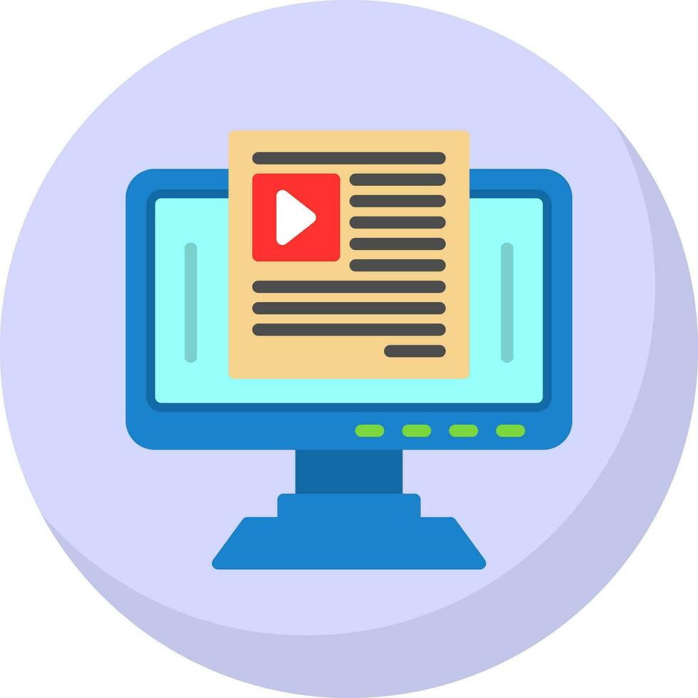 Blogging Vector Icon Design