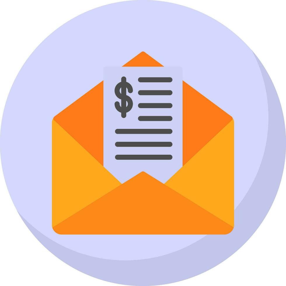 Paycheck Vector Icon Design